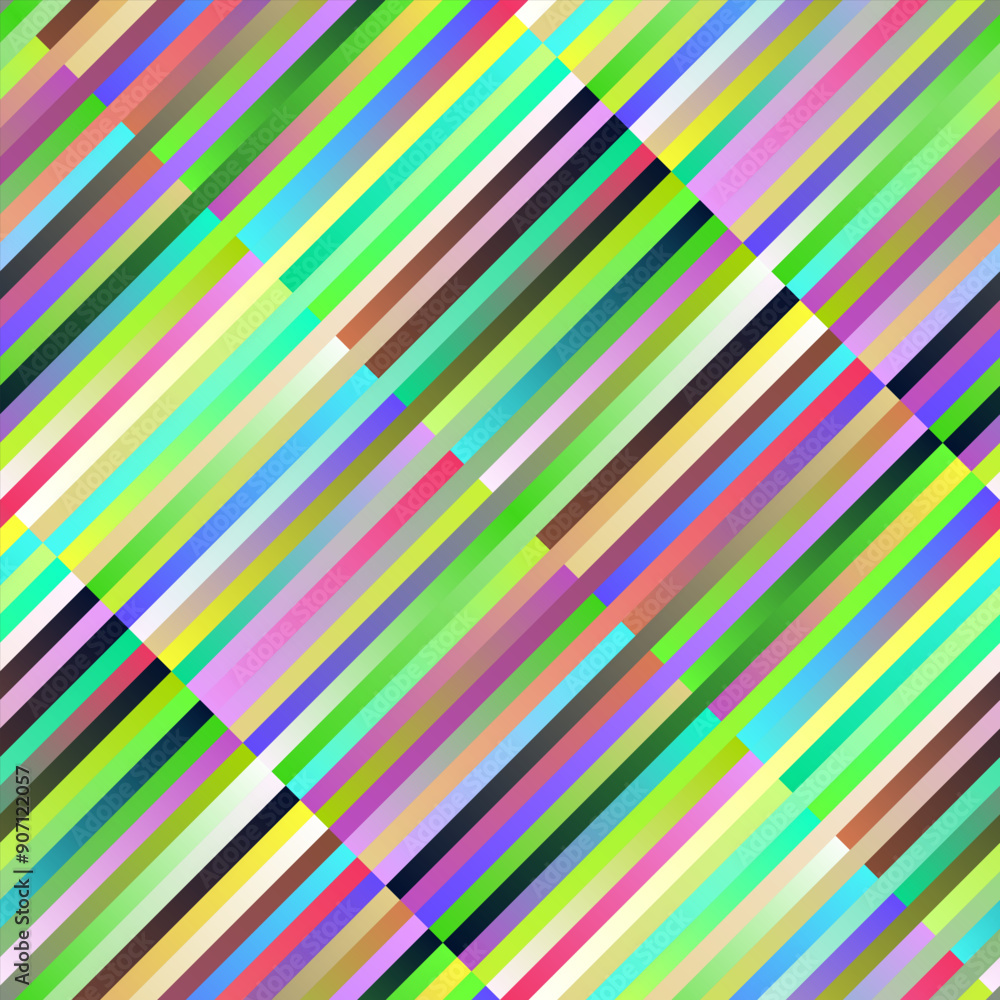 Poster geometrical seamless rectangle pattern background - abstract vector design from rectangles
