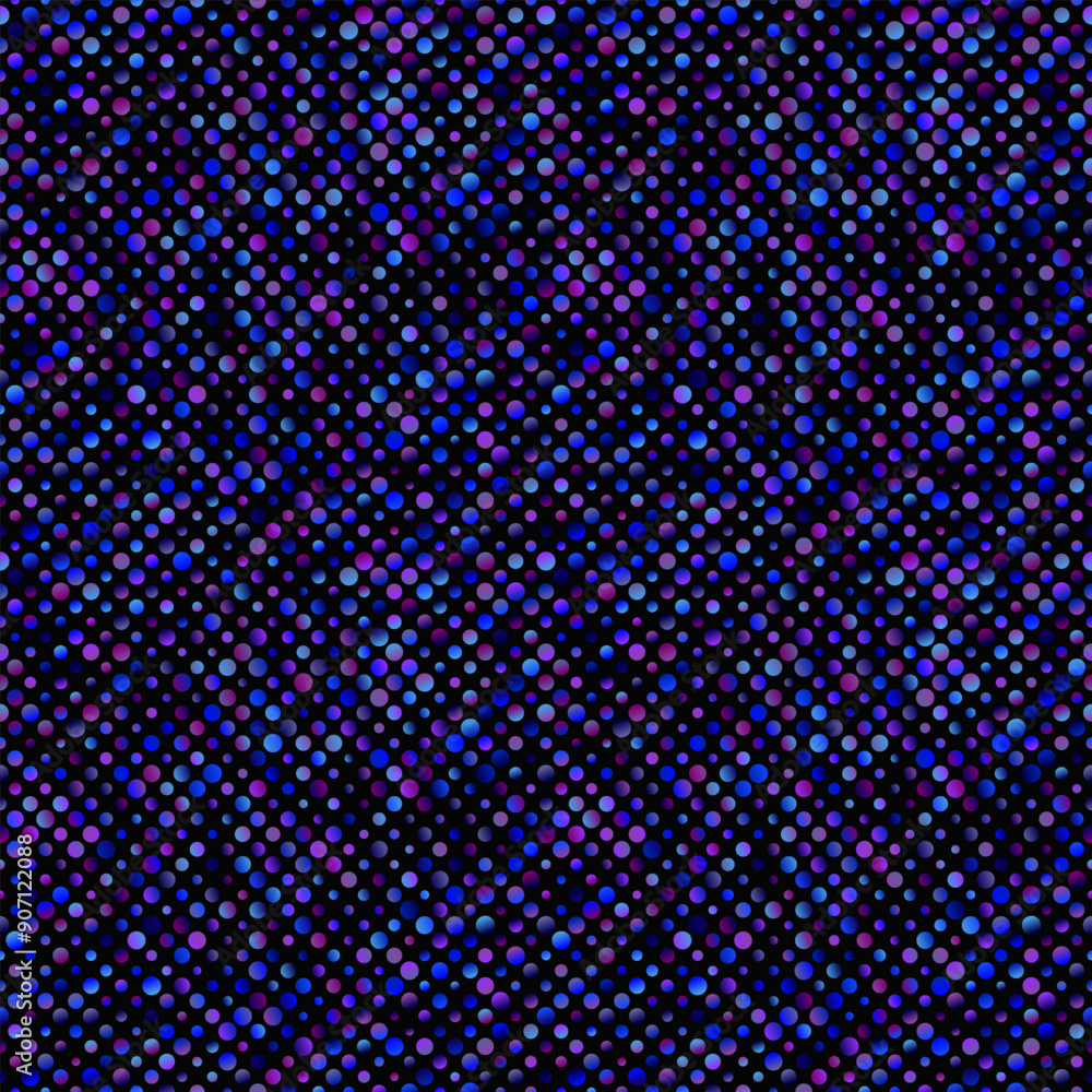 Poster geometrical gradient seamless chaotic dot pattern background design - abstract vector graphic