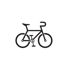 Fototapeta premium CITY BIKE in cartoon, doodle style . Image for t-shirt, web, mobile apps and ui. Isolated 2d vector illustration in logo, icon, sketch style, Eps 10, black and white. AI Generative