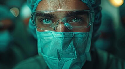 Surgeon in operation room - generative ai