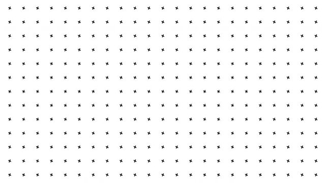 white background with plus pattern