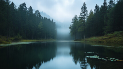 Fototapeta premium lake in the mountains