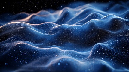 Obraz premium Abstract Blue Glitch Background 