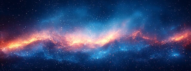 Obraz premium Abstract Blue Glitch Background 