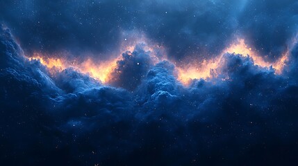 Fototapeta premium Abstract Blue Glitch Background 