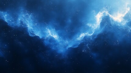 Fototapeta premium Abstract Blue Glitch Background 