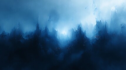 Fototapeta premium Abstract Blue Glitch Background 