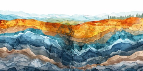 Unlocking Subsurface Aquifers: Geologists' Method of Predicting Underground Water Table Extent Using Data Layers in Hydrogeology