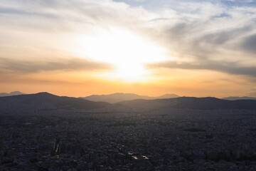 Athens Greece Sunset