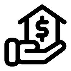 mortgage icon for illustration