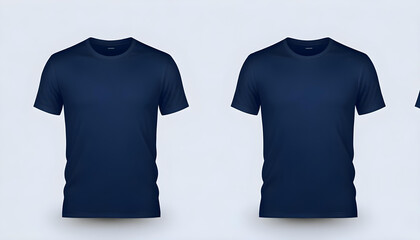 Blue navy tshirt mockup modern style sport 9