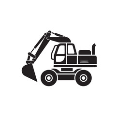 Naklejka premium Construction equipment in cartoon, doodle style . Image for t-shirt, web, mobile apps and ui. Isolated 2d vector illustration in logo, icon, sketch style, Eps 10, black and white. AI Generative