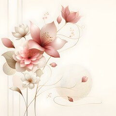 pink floral flower pattern art blossom element illustration bloom