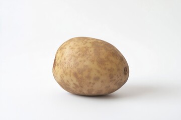 Fototapeta premium potato, isolated on white background, full depth of field , ai