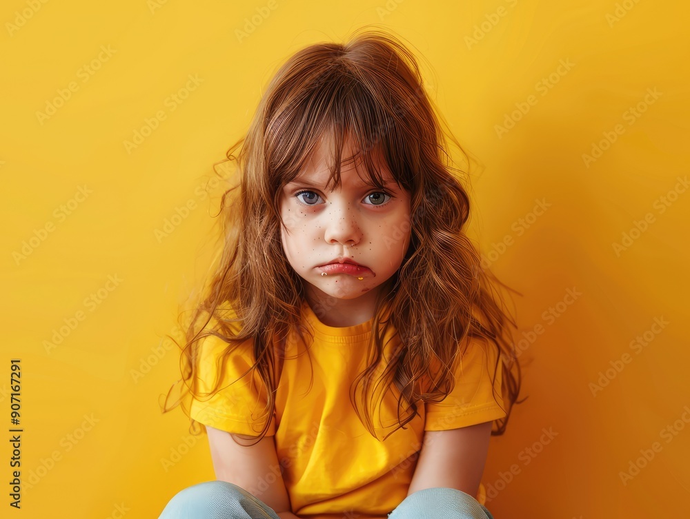 Poster portrait of a girl