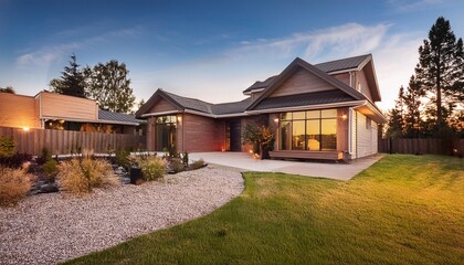 Obraz premium Beautiful Home Exterior, Home or house building Exterior