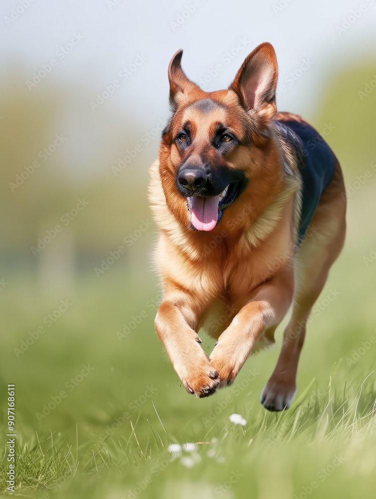 Poster german shepherd dog