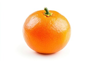 mandarin, tangerine, isolated on white background, full depth of field , ai