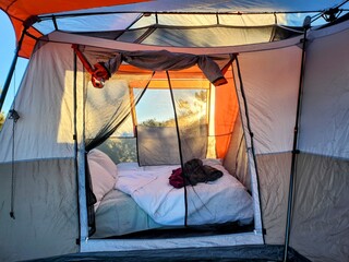 Glamping Tent at Sunrise © John
