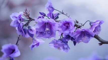 Purple Crocus Flowers in Spring. High quality photo