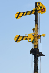 Mechanical railway signalling in Indonesian railway