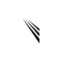 lines, fast, speed geometric symbol simple logo vector