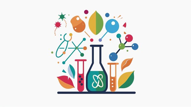 Education Web Banner. STEM education. Science, Technology, Engineering, Arts, Mathematics.