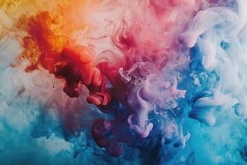 Fototapeta premium Close-up view of two chemical compounds with different colors, possibly used in scientific research or educational purposes