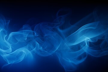 Obraz premium Smoky background, abstract blue smoke background