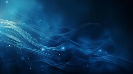Obraz premium Stylish PowerPoint Presentation Background with a Modern Internet Theme, Dark Blue Gradient, Clean and Refreshing Aesthetic