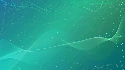 Obraz premium Stylish Internet-themed Presentation with Emerald Gradients for a Refreshing and Modern Look. Clean and Professional Slide Design