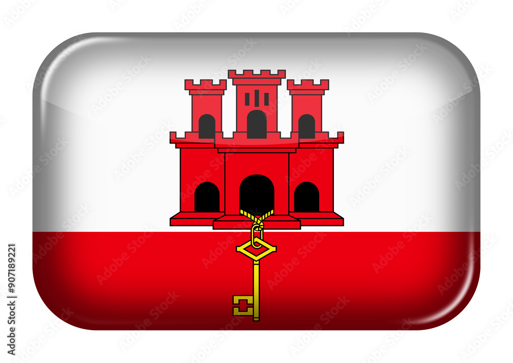 Poster gibraltar web icon rectangle button