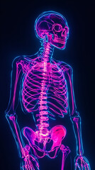 Neon Skeleton