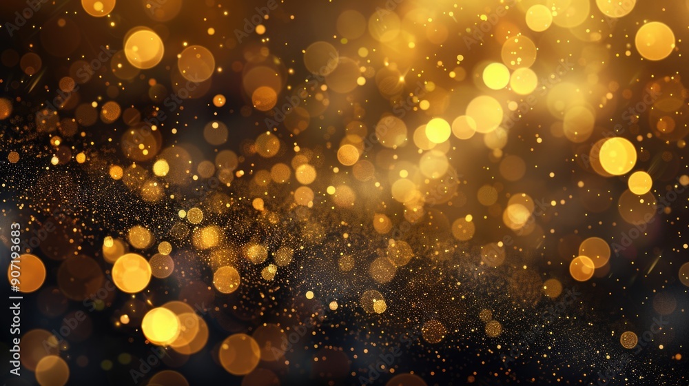 Aufkleber A blurred image of a warm golden color with no distinct features
