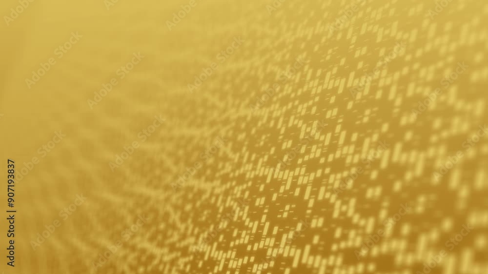 Wall mural Gold Background Animated footage Abstract element for motion graphic, on background seamless loop Animation on background