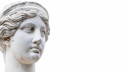 Obraz premium A statue of a woman with a headband
