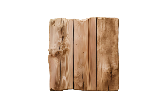 Rough wooden plank cut out brown plank wood desk board panel isolated white transparent old hardwood signs shape object textured vintage pattern