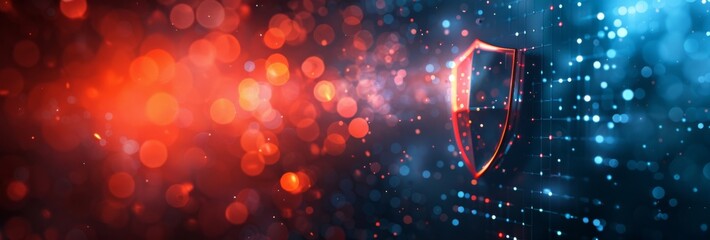 Fortress of Cybersecurity: Impenetrable Data Protection with Virtual Shields and Encrypted Access, Emblematic of Safe Internet Practices