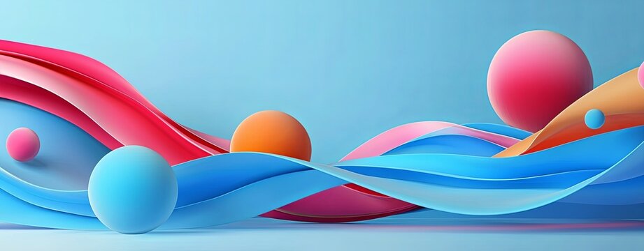 Smooth 3D pastel scene with abstract shapes, soft lighting, gentle shadows, semi close-up, more clarity with clear light and sharp focus, high detailed