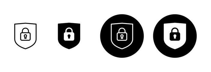 Security icon vector isolated on white background. protection icon. privacy. vpn
