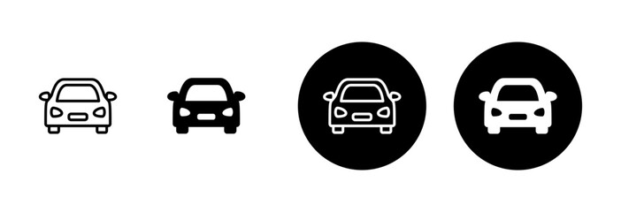 Car icon vector isolated on white background. Car icon vector.