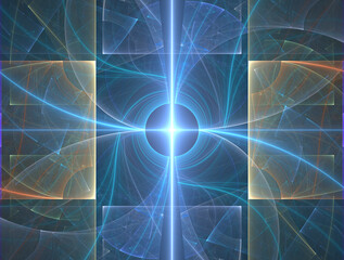 Imaginatory fractal abstract background Image