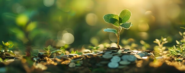 grass in the morning