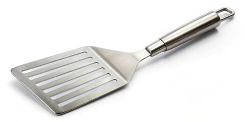 Main holding stainless steel spatula, kitchen, tool, utensil, cooking, chef, cookware, equipment, metal