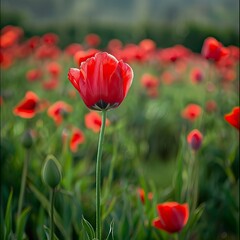 Naklejka premium kwiaty 