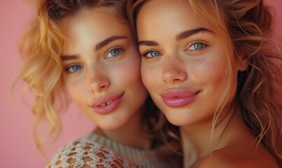 Obraz premium A girl is whispering to her best friend about her boyfriend's betrayal.