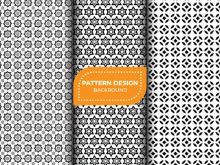 Geometric seamless pattern with abstract design