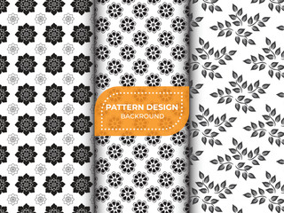 Geometric seamless pattern with abstract design