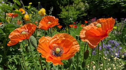 Poppies in May.