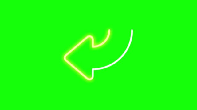Green screen free video of arrow sign icon, button, arrow, symbol, sign, web, internet, 